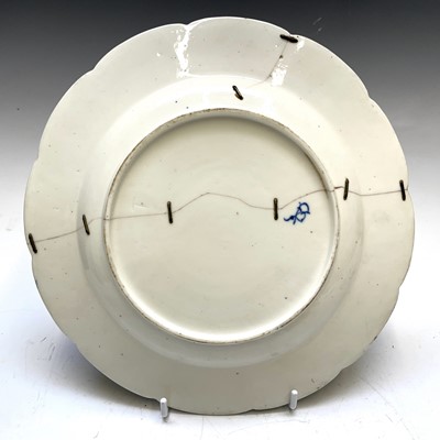 Lot 807 - A pair of Chantilly porcelain plates, circa...