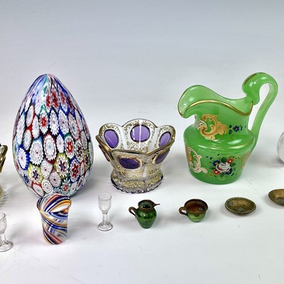 Lot 842 - Miniature glassware, comprising an Austrian...