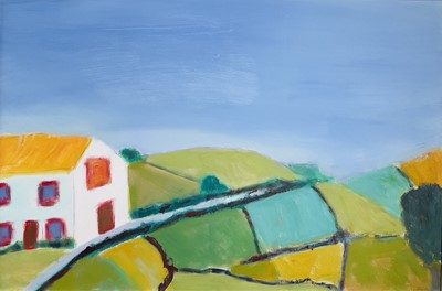 Lot 223 - Bob BOURNE (1931-2021) Untitled (Farmhouse in...