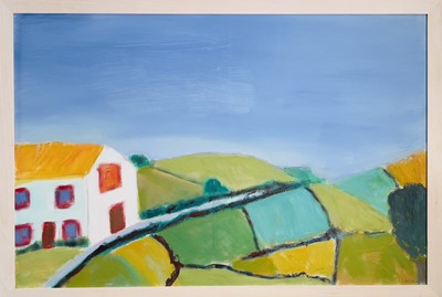 Lot 223 - Bob BOURNE (1931-2021) Untitled (Farmhouse in...