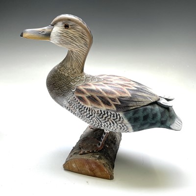 Lot 211 - A model of a Candian goose together with three...