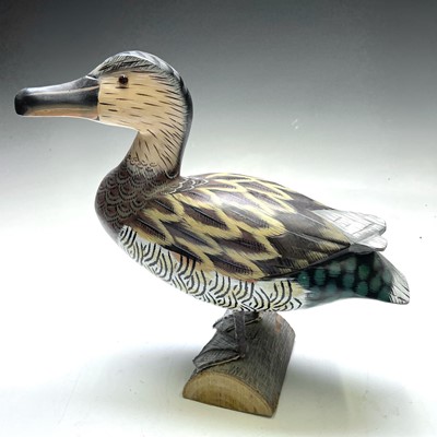 Lot 211 - A model of a Candian goose together with three...
