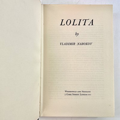 Lot 95 - VLADIMIR NABOKOV. 'Lolita,' first English...