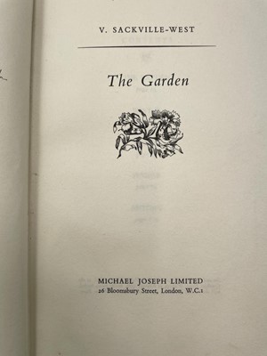 Lot 96 - V. SACKVILLE-WEST. 'The Garden,' signed by the...