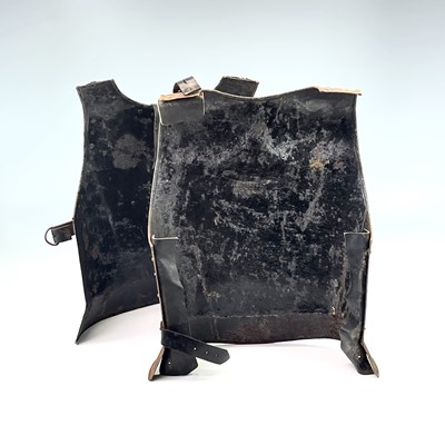 Lot 216 - A reproduction cuirass with brass mounts and...