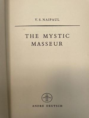 Lot 97 - V. S. NAIPAUL. 'The Mystic Masseur,' second...