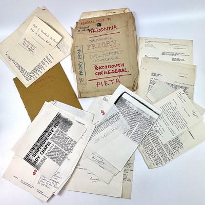 Lot 154 - Sven BERLIN (1911-1999) A folder containing...