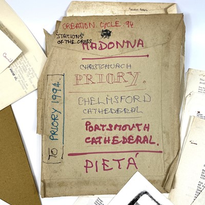 Lot 154 - Sven BERLIN (1911-1999) A folder containing...