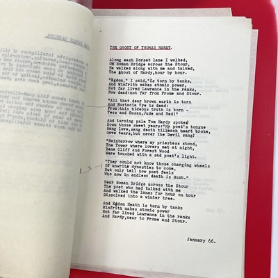 Lot 364 - Sven BERLIN (1911-1999) A selection of poetry...