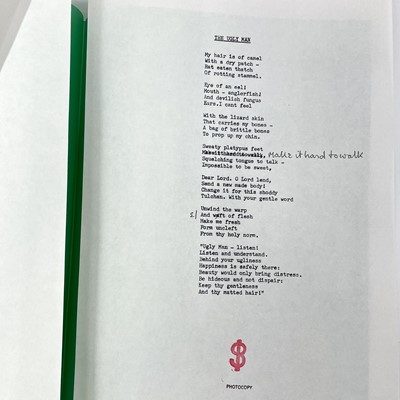Lot 364 - Sven BERLIN (1911-1999) A selection of poetry...