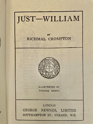 Lot 103 - RICHMAL CROMPTON. 'William,' first (cheap)...