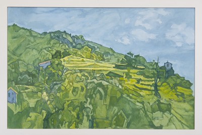 Lot 22 - Francis HEWLETT (1930-2012) Landscape Oil on...