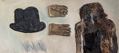 Lot 413 - Francis HEWLETT (1930-2012) Hat and Gloves...