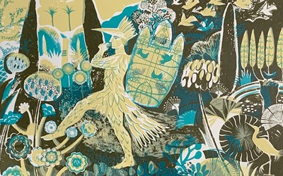 Lot 584 - Sarah YOUNG (1947) Papageno Screenprint Signed,...