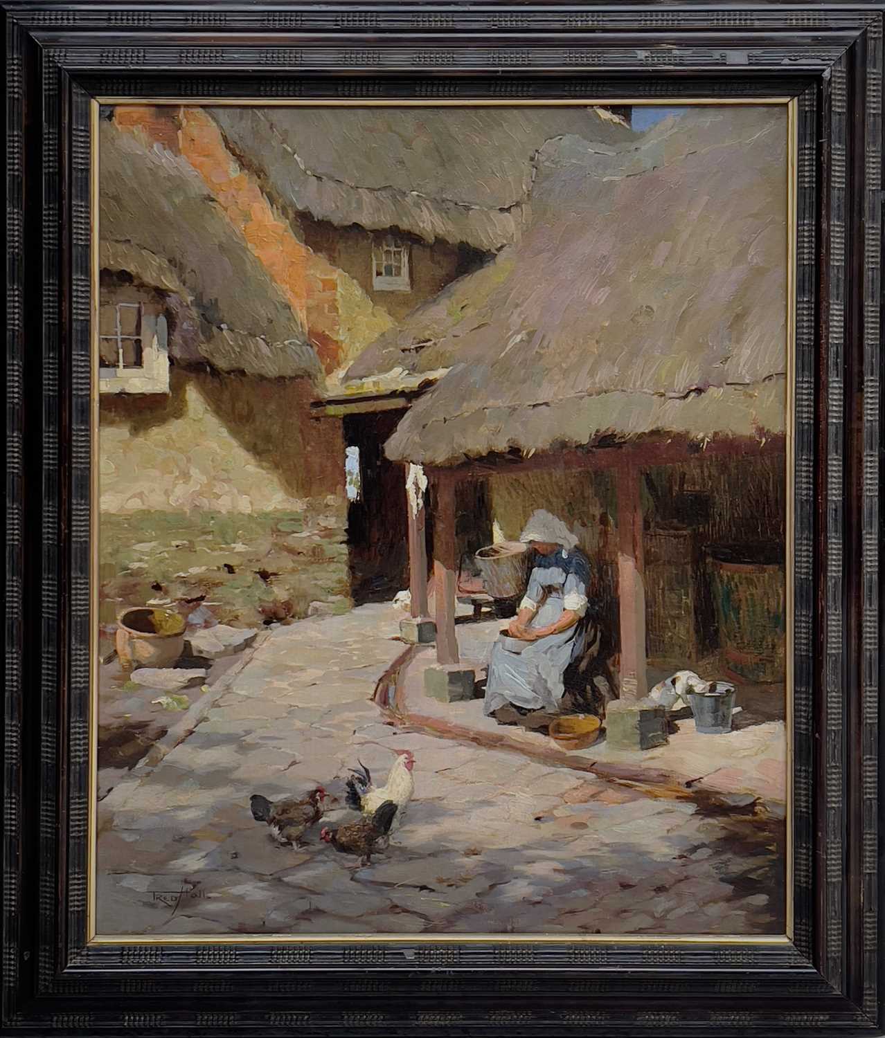 Lot 134 - Frederick HALL (1860-1948) Stealing Cream at...