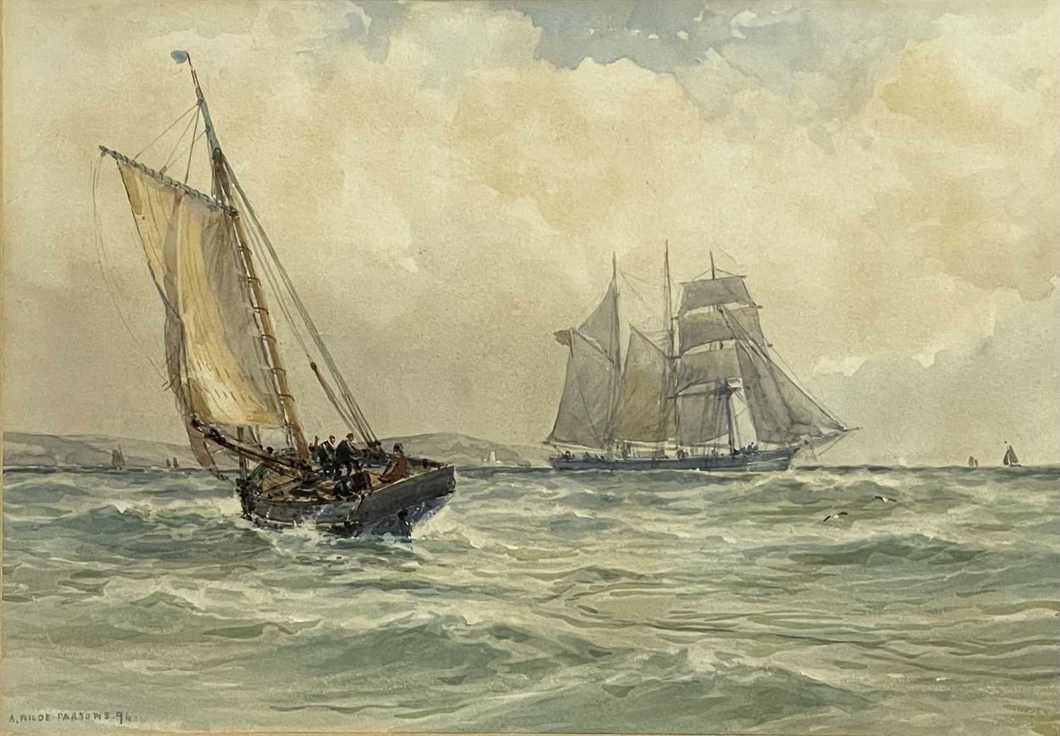 Lot 272 - Arthur Wilde PARSONS (1854-1931) Shipping in...