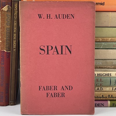 Lot 111 - W. H. AUDEN. 'Spain,' first edition, card...