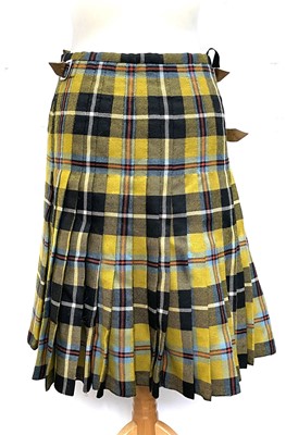 Lot 315 - A vintage Cornish tartan kilt, purchased by...
