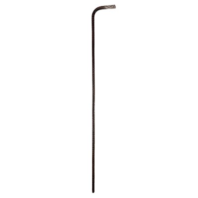 Lot 213 - An Edwardian silver mounted walking cane,...