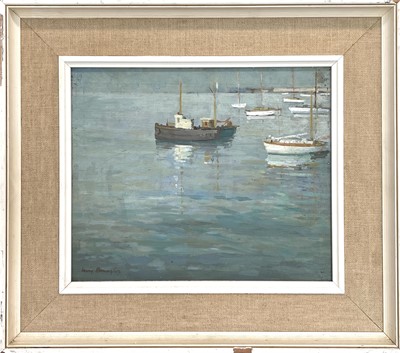 Lot 329 - Mary REMINGTON (1910-2003) Calm Torbay Oil on...