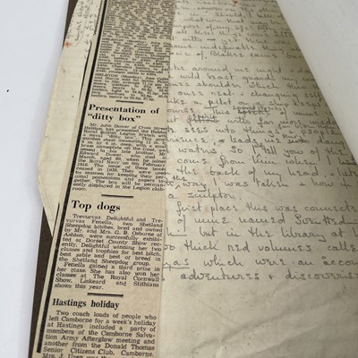 Lot 316 - Sven BERLIN (1911-1999) 'BBC Letters' A folder...
