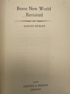 Lot 124 - ALDOUS HUXLEY. 'A Brave New World,' first...