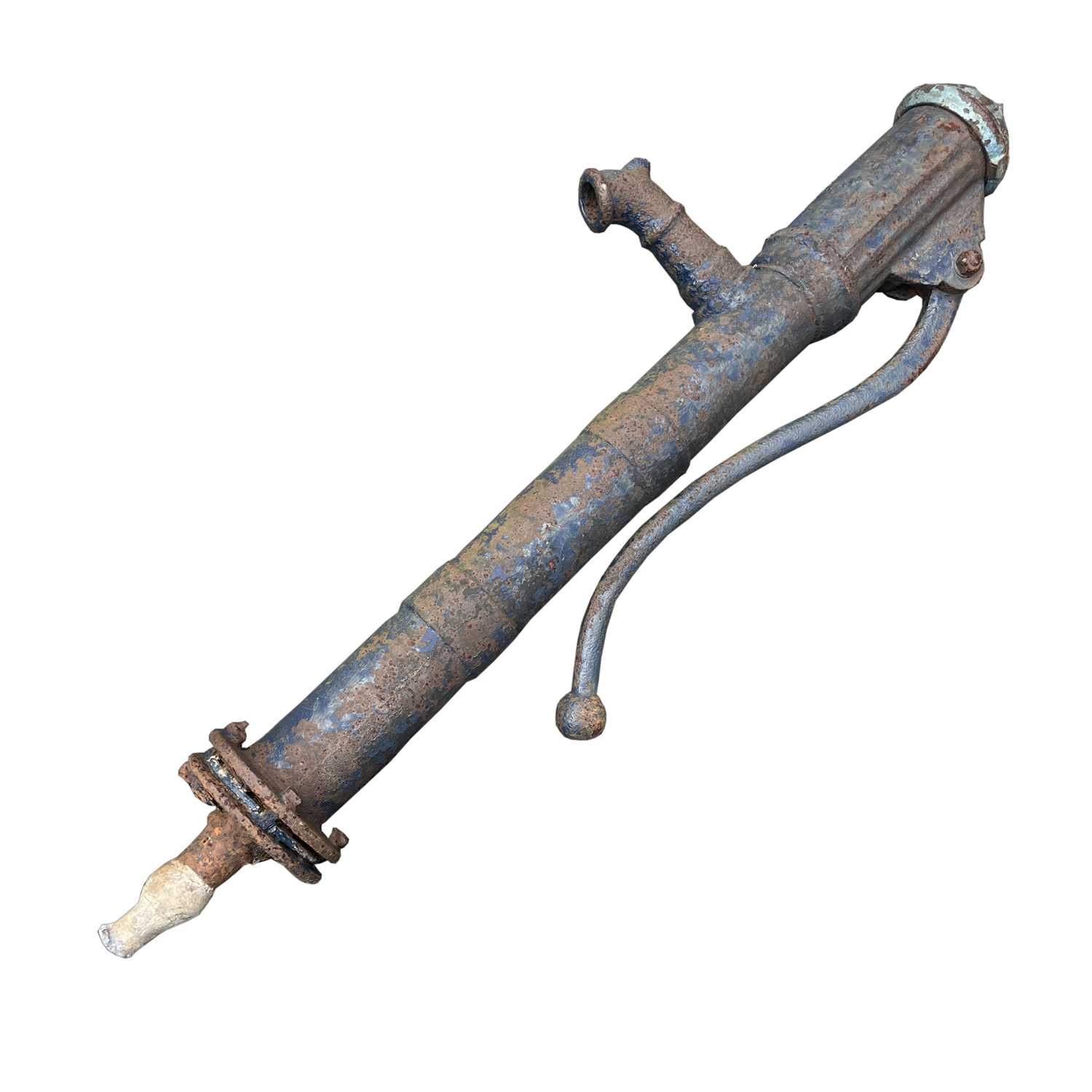 Lot 601 - A cast iron water pump Tapper Topsham, length...