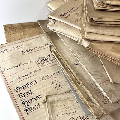 Lot 62 - CORNWALL INTEREST. Indentures, leases, and...
