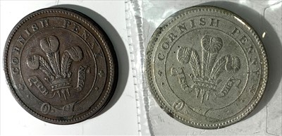 Lot 562 - Cornish 19th Century Penny Tokens (2)