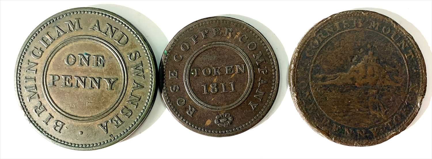 Lot 562 - Cornish 19th Century Tokens (3)