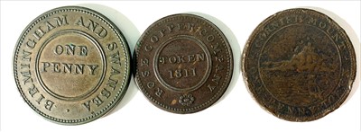 Lot 562 - Cornish 19th Century Tokens (3)