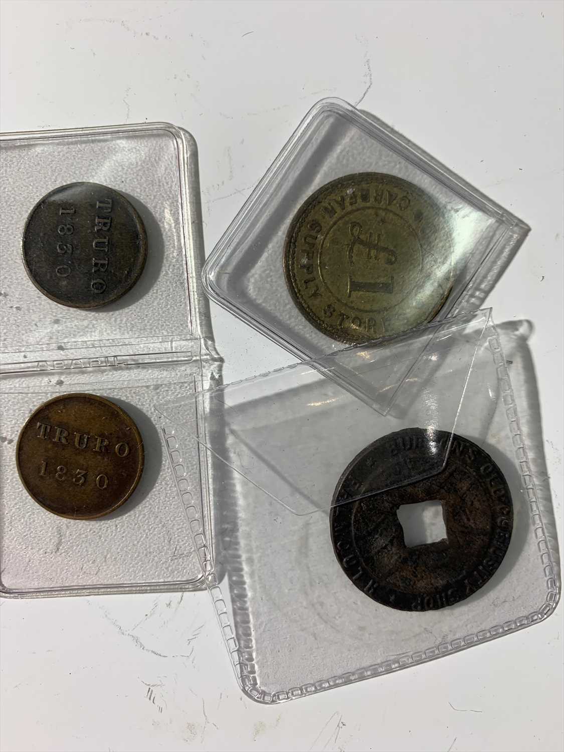 Lot 562 - Cornish 19th Century Tokens (4)