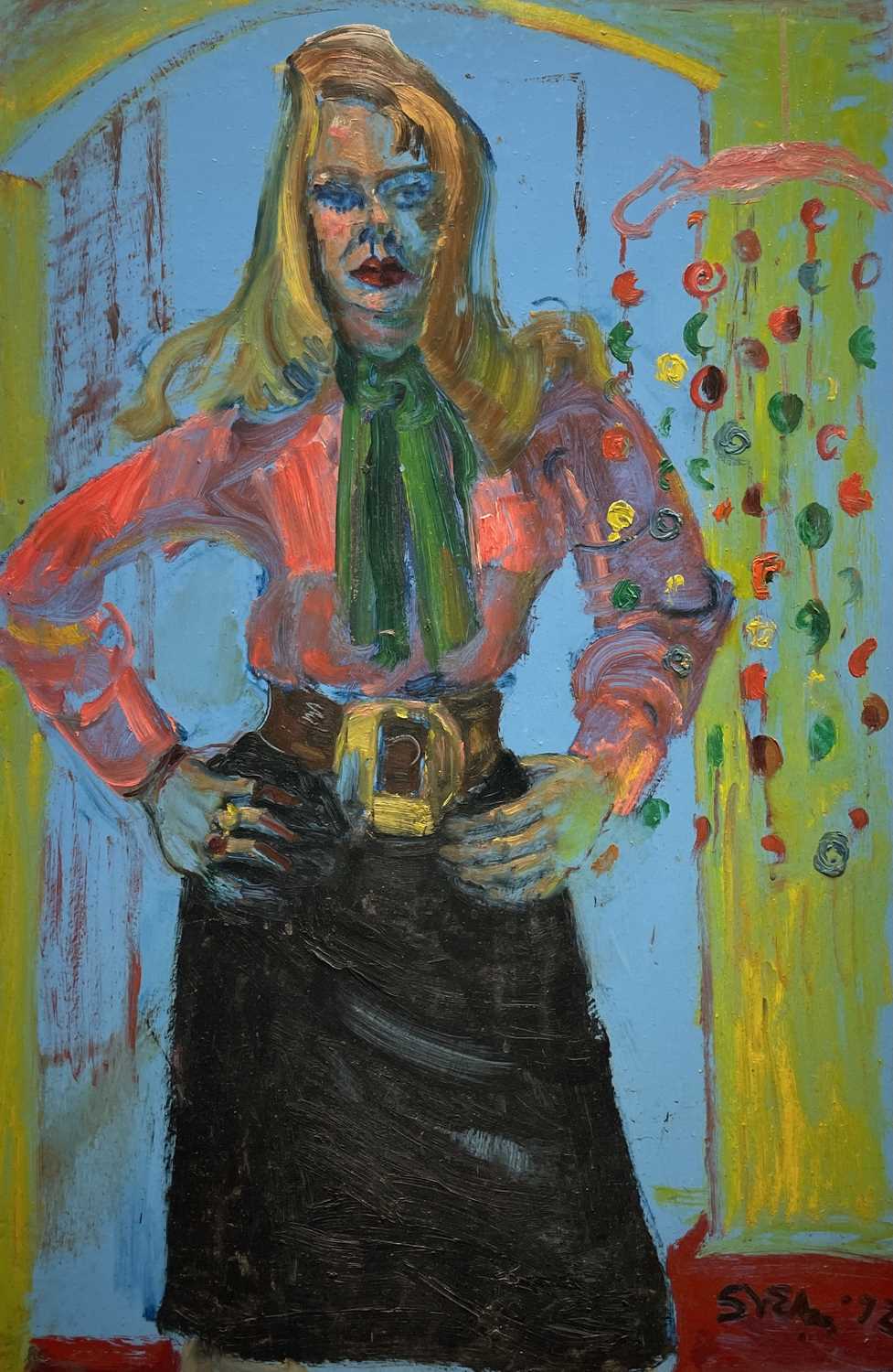 Lot 20 - Sven BERLIN (1911-1999) Untitled (Julia) Oil...