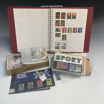 Lot 300 - A Great Britain mint and used stamp album,...