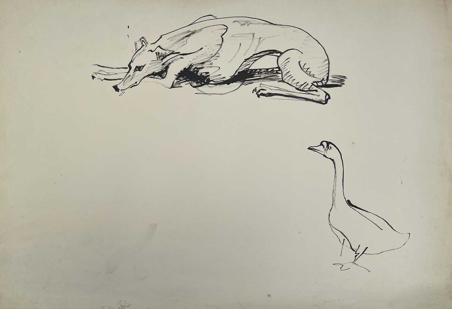 Lot 55 - Sven BERLIN (1911-1999) Untitled (Dog and...