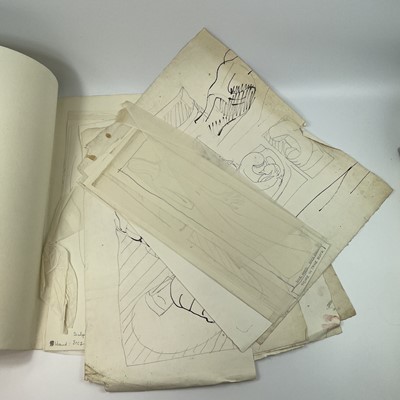 Lot 210 - Sven BERLIN (1911-1999) A folder of loose...