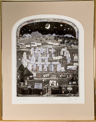 Lot 620 - Graham CLARKE (1941) Dunroamin' Etching Signed...
