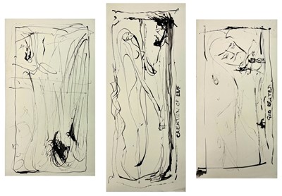 Lot 430 - Sven BERLIN (1911-1999) Three loose drawings...