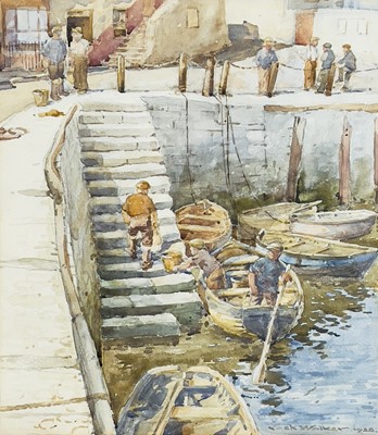 Lot 676 - J.L. Jack WALKER Coming Ashore Watercolour...