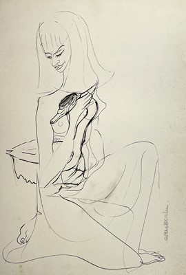 Lot 306 - Sven BERLIN (1911-1999) Untitled (Woman with a...