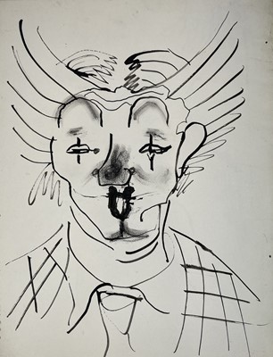 Lot 256 - Sven BERLIN (1911-1999) Untitled (Two Clowns)...