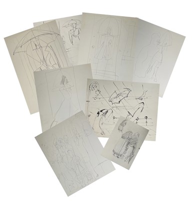 Lot 115 - Sven BERLIN (1911-1999) Untitled (Figures with...