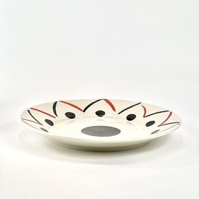 Lot 285 - Sir Terry FROST (1915-2003) Black and Red Dish...
