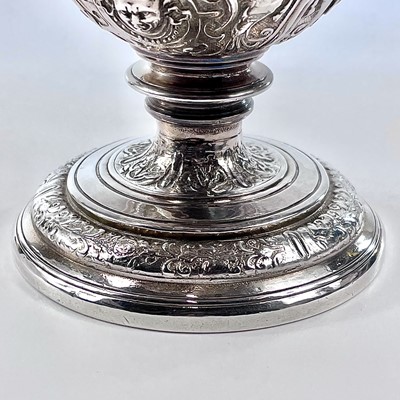 Lot 92 - An impressive and heavy Victorian silver...