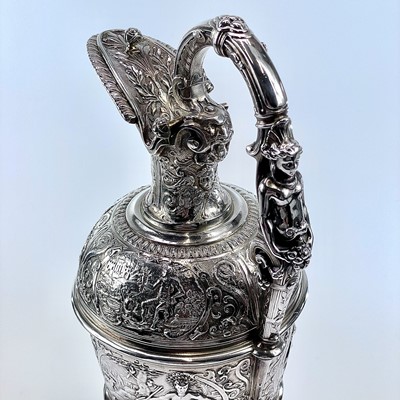 Lot 92 - An impressive and heavy Victorian silver...