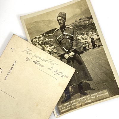 Lot 903 - Postcards - Evacuation of Russian Royal Family from Yalta, 1919.