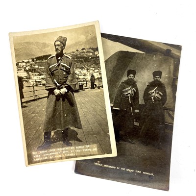Lot 903 - Postcards - Evacuation of Russian Royal Family from Yalta, 1919.