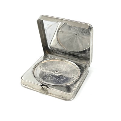 Lot 246 - A silver plated compact by Stratnoid; together...