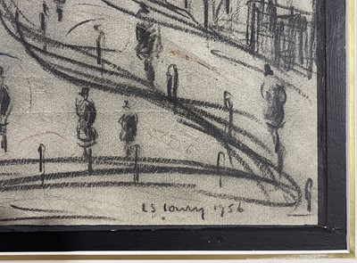 Lot 536 - LOWRY ????? Street Scene Graphite 29 x 39cm