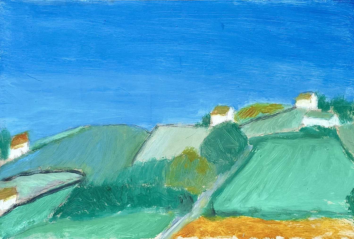 Lot 4 - Bob BOURNE (1931-2021) Landscape, 41X61cm,...